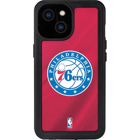 NBA Philadelphia 76ers Jersey iPhone 15 Waterproof Case